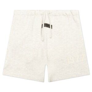 Fear of God ESSENTIALS Light Oatmeal Grey Shorts, Size: XS